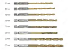 Titanium Plating of Twist Bit with Hexagonal Handle High Speed Steel Electric Twist Drill Set with Wind Screwdriver NO.C0372
Titanium Plating of Twist Bit with Hexagonal Handle High Speed Steel Electric Twist Drill Set with Wind Screwdriver NO.C0372
