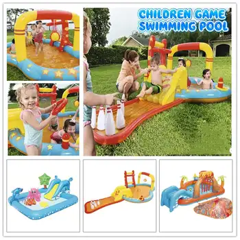 Inflatable Kids Bath Tub Fountain Baby Marine Ball Pool Children Portable Swimming Pool Water Game Garden Sprayed Slides Toys
Inflatable Kids Bath Tub Fountain Baby Marine Ball Pool Children Portable Swimming Pool Water Game Garden Sprayed Slides Toys