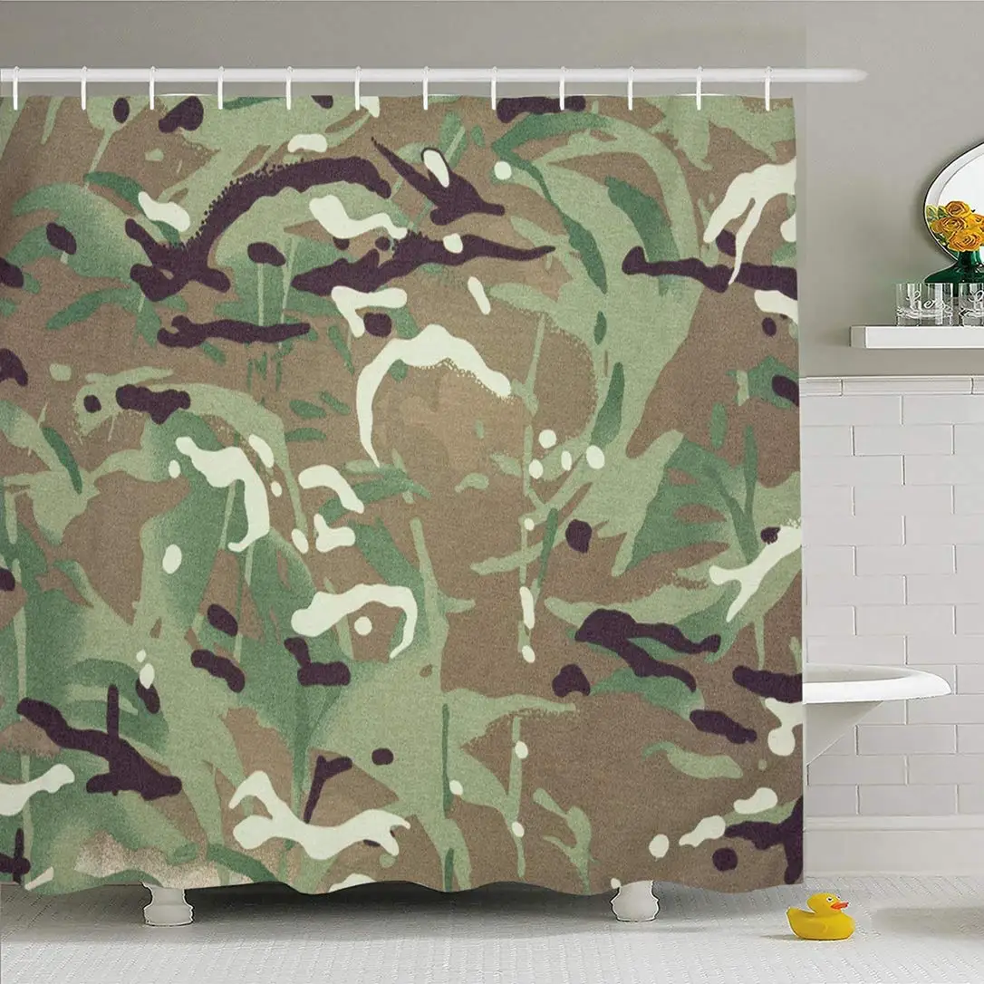 Shower Curtain Set with Hooks 72x72 Soldier Multicam Multi Camo Forces Colors Camouflage English British Close Shirt Abstract
Shower Curtain Set with Hooks 72x72 Soldier Multicam Multi Camo Forces Colors Camouflage English British Close Shirt Abstract