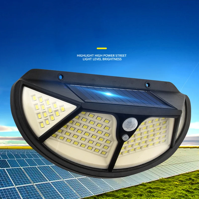 102 Led 122 COB Solar LED Light Outdoor Motion Sensor Street Light Solar Powered Wall Light Lighting System Induction Wall Lamp
102 Led 122 COB Solar LED Light Outdoor Motion Sensor Street Light Solar Powered Wall Light Lighting System Induction Wall Lamp