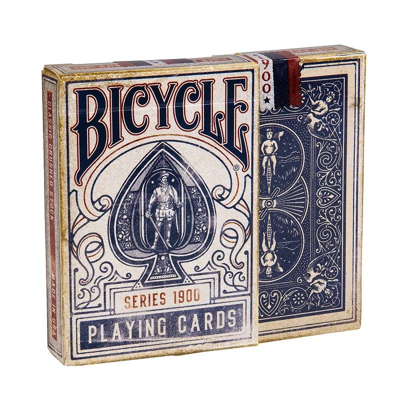 Bicycle 1900 Series Playing Cards Marked Ellusionist Vintage Deck USPCC Poker Magic Card Games Magic Tricks Props for Magician
Bicycle 1900 Series Playing Cards Marked Ellusionist Vintage Deck USPCC Poker Magic Card Games Magic Tricks Props for Magician