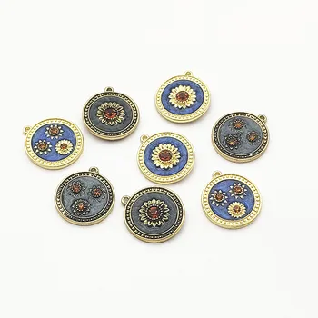 New arrival! 23x20mm 50pcs Zinc Alloy Rhinestone Round charm for Hand Made Earrings DIY parts,Jewelry Findings & Components
New arrival! 23x20mm 50pcs Zinc Alloy Rhinestone Round charm for Hand Made Earrings DIY parts,Jewelry Findings & Components