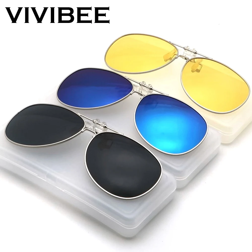 VIVIBE Oversized Pilot Flip up Clip on Sunglasses for driver Men Driving Alloy Frame Big Women Glasses Clips for Myopic
VIVIBE Oversized Pilot Flip up Clip on Sunglasses for driver Men Driving Alloy Frame Big Women Glasses Clips for Myopic