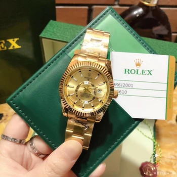 

Rolex- Men's Sky-Dweller Leisure business Watch AAA high quality luxury gift designer men's quartz watch to order6540