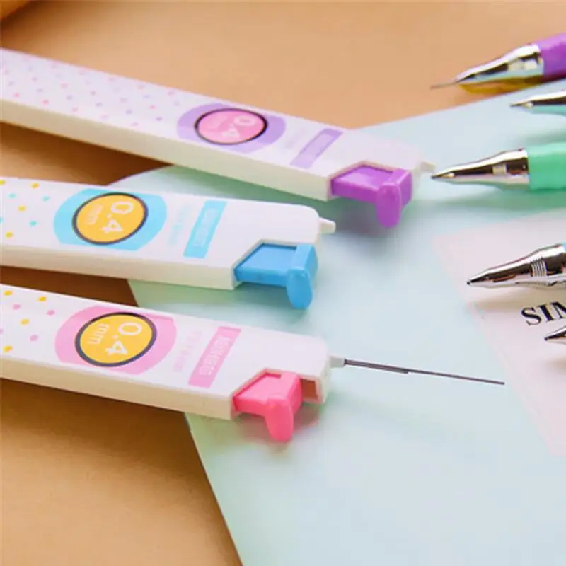2pcs 0.4mm Mechanical Pencil Refill HB Graphite Lead Automatic Replace Pencil Lead Student Stationery 
2pcs 0.4mm Mechanical Pencil Refill HB Graphite Lead Automatic Replace Pencil Lead Student Stationery