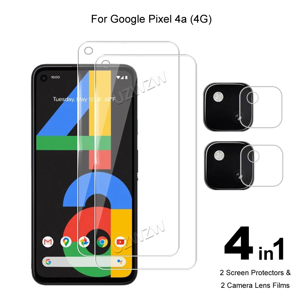 Защитная пленка для объектива камеры Google Pixel 4A (4G) закаленное стекло | Мобильные
