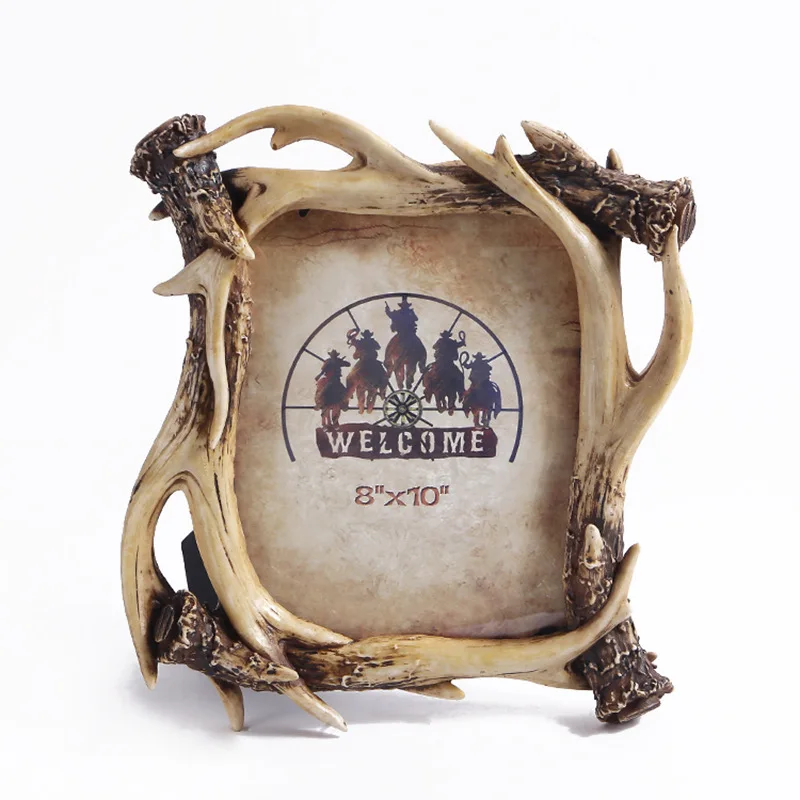 American Resin Antler Photo Frames for Picture Vintage Family Frame Home Office Desk Decoration Cafe Bar Decor Picture Frame
American Resin Antler Photo Frames for Picture Vintage Family Frame Home Office Desk Decoration Cafe Bar Decor Picture Frame