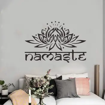 1Pc Removable Indian Namaste non toxic Namaste Design Lotus Wall Sticker Living Room Background Decal Mural Home Decor
1Pc Removable Indian Namaste non toxic Namaste Design Lotus Wall Sticker Living Room Background Decal Mural Home Decor