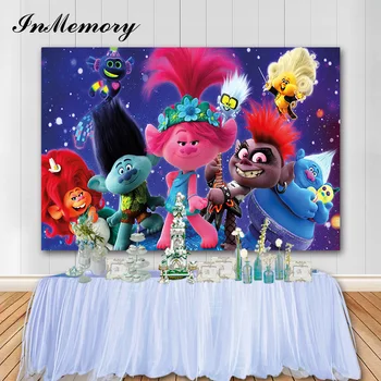 InMemory Rock Trolls Theme Background Cartoon Children's Birthday Party Photographic Backdrops Photo Studio Vinyl Photophone
InMemory Rock Trolls Theme Background Cartoon Children's Birthday Party Photographic Backdrops Photo Studio Vinyl Photophone