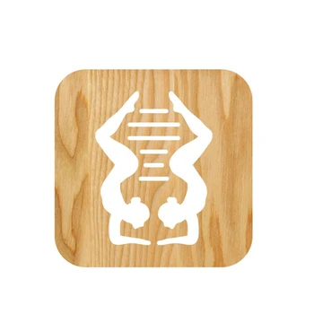Wooden Yoga Lamp Children's Night Light Kids Bedroom Decoration Warm Light LED USB Night Light for Children Gift
Wooden Yoga Lamp Children's Night Light Kids Bedroom Decoration Warm Light LED USB Night Light for Children Gift
