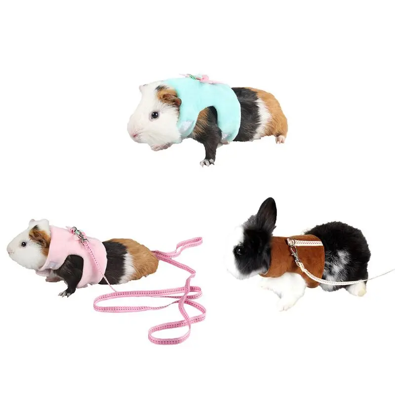 Small Pet Outdoor Walking Harness Vest and Leash Set with Cute Bowknot Decor Chest Strap Harness for Rabbit
Small Pet Outdoor Walking Harness Vest and Leash Set with Cute Bowknot Decor Chest Strap Harness for Rabbit
