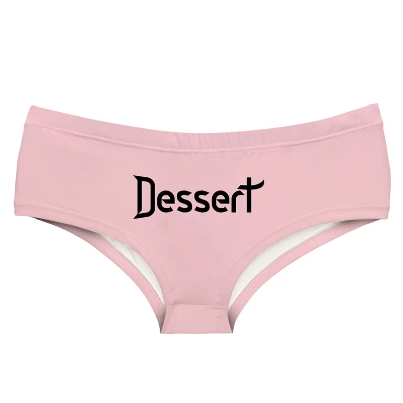 DeanFire Super Soft Women 3D Panties Underwear DESSERT Letters Print Kawaii Push Up Sexy Briefs Lingerie Thong for Female
DeanFire Super Soft Women 3D Panties Underwear DESSERT Letters Print Kawaii Push Up Sexy Briefs Lingerie Thong for Female