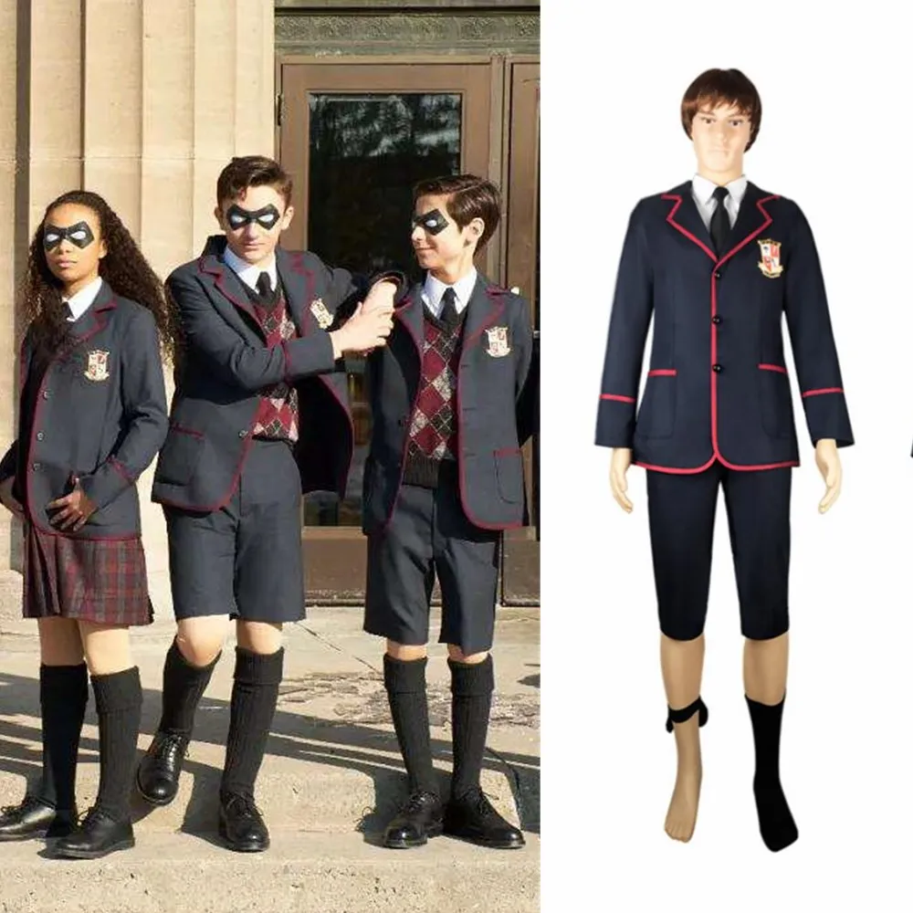 Adult Kids The Umbrella Academy Cosplay Costumes Men And Women Cos Clothing School Uniforms
Adult Kids The Umbrella Academy Cosplay Costumes Men And Women Cos Clothing School Uniforms