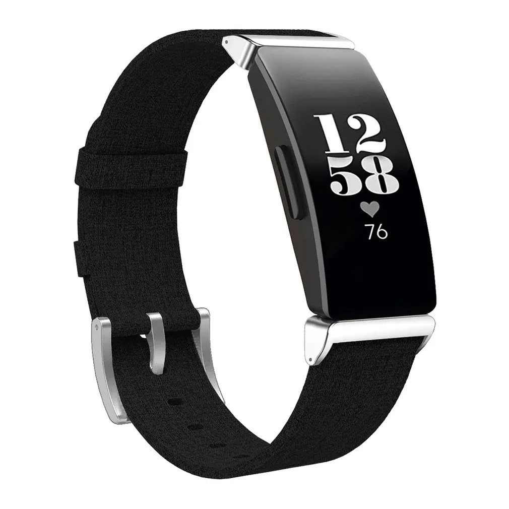 Canvas Textile Belt Monochrome Nylon Bracelet Metal Buckle Wristband Monitoring Heart Rate Bracelets
Canvas Textile Belt Monochrome Nylon Bracelet Metal Buckle Wristband Monitoring Heart Rate Bracelets