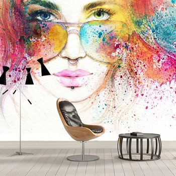 Custom Fashion Beauty Watercolor Painting Wall Decor Wallpaper For Bedroom Living Room Decoration Wall Mural Papel De Parede 3D 
Custom Fashion Beauty Watercolor Painting Wall Decor Wallpaper For Bedroom Living Room Decoration Wall Mural Papel De Parede 3D