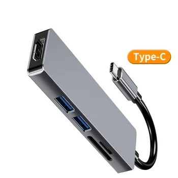 USB C HUB To USB 3.0 HDMI SD TF Card Reader Adapter Type C Dock for MacBook Pro USB-C Type C Splitter USB 3.0 Hub Cardreader
USB C HUB To USB 3.0 HDMI SD TF Card Reader Adapter Type C Dock for MacBook Pro USB-C Type C Splitter USB 3.0 Hub Cardreader