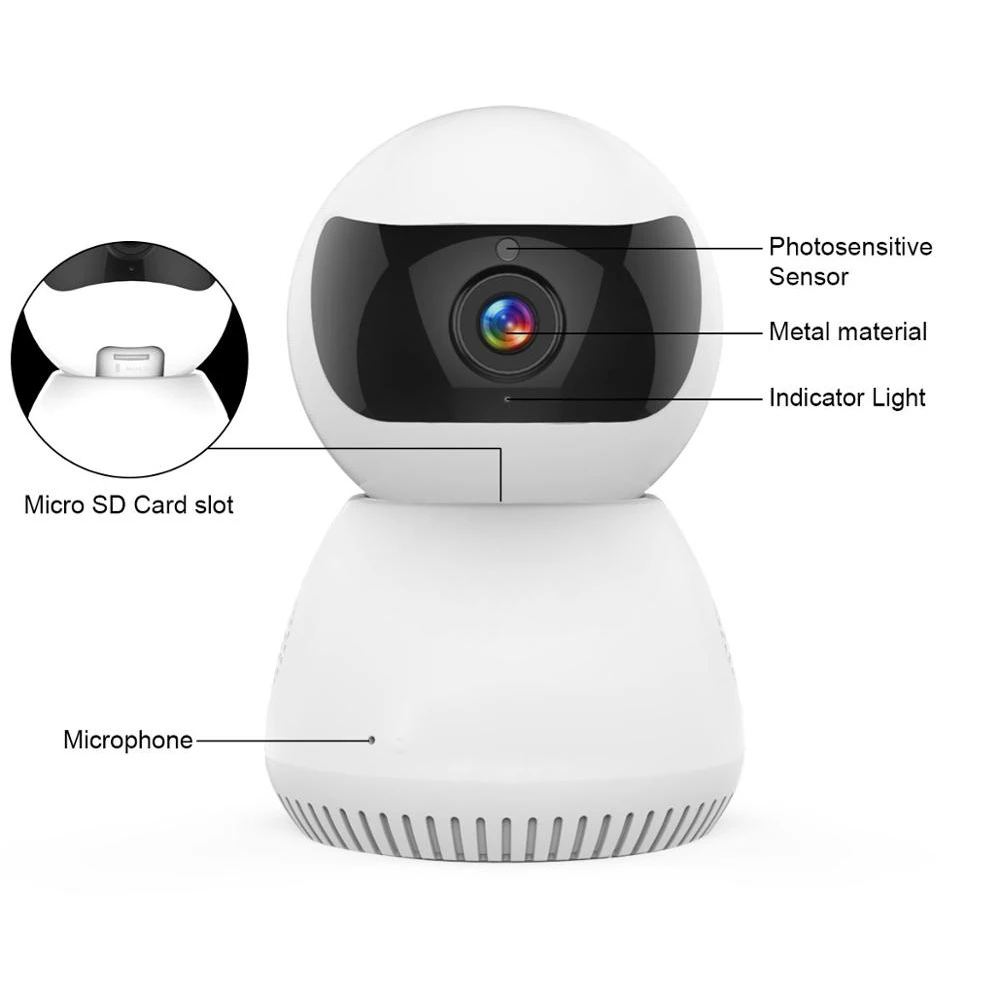 Camera Wifi Smart IP Camera Auto Tracking PTZ Pan Tilt 2MP HD 1080P Wifi Camera Wireless AI Human Detection Camera IP Camera
Camera Wifi Smart IP Camera Auto Tracking PTZ Pan Tilt 2MP HD 1080P Wifi Camera Wireless AI Human Detection Camera IP Camera