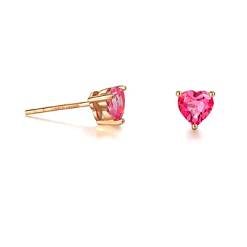 Jade Angel 18K Rose Gold Ruby Heart Shape Stud Earrings Women Jewelry
Jade Angel 18K Rose Gold Ruby Heart Shape Stud Earrings Women Jewelry