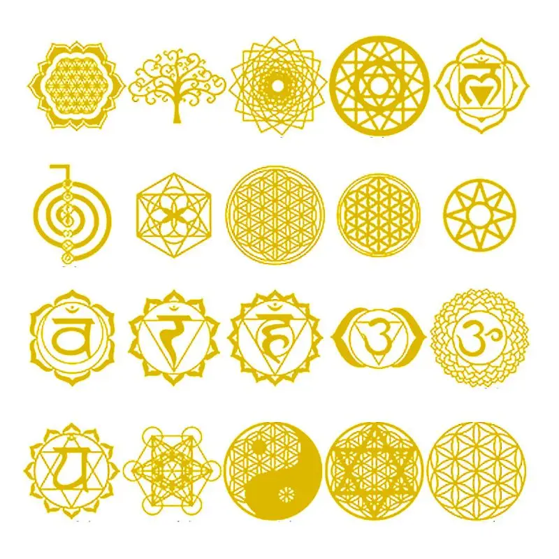 40Pcs Sacred Geometric Copper Orgonite Sticker Flower Life Tree DIY Energy Tower Pyramid Material Epoxy Resin Art Crafts
40Pcs Sacred Geometric Copper Orgonite Sticker Flower Life Tree DIY Energy Tower Pyramid Material Epoxy Resin Art Crafts