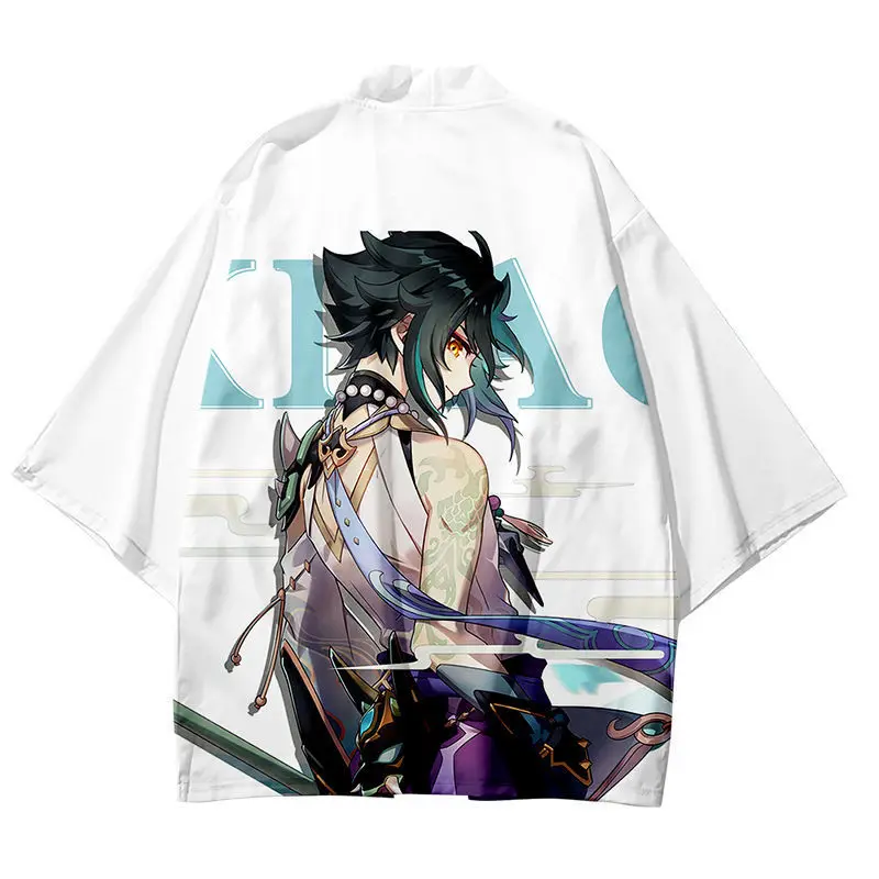 2021 New Arrival Kimono Cardigan Summer Beach Sunscreen 3D Kimono Genshin Impact Ganyu Cosplay Yukata Haori Short Sleeve
2021 New Arrival Kimono Cardigan Summer Beach Sunscreen 3D Kimono Genshin Impact Ganyu Cosplay Yukata Haori Short Sleeve