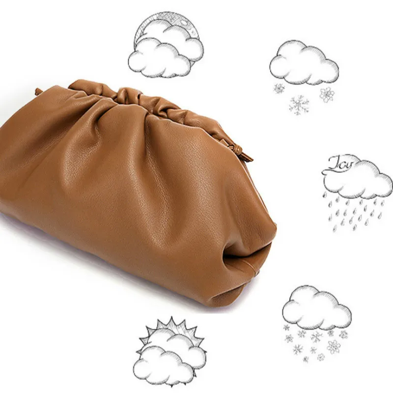 2019 Net Red Western Style Cloud Pack Solid Color Head Soft Skin Folded Dumpling Pack Single Shoulder Leaning Women's Bag
2019 Net Red Western Style Cloud Pack Solid Color Head Soft Skin Folded Dumpling Pack Single Shoulder Leaning Women's Bag
