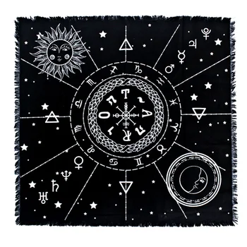 New Cotton Fringe Special Tablecloth Astrology Divination Cards Table Cloth For Magicians Board Game Accessorie 60*60cm
New Cotton Fringe Special Tablecloth Astrology Divination Cards Table Cloth For Magicians Board Game Accessorie 60*60cm