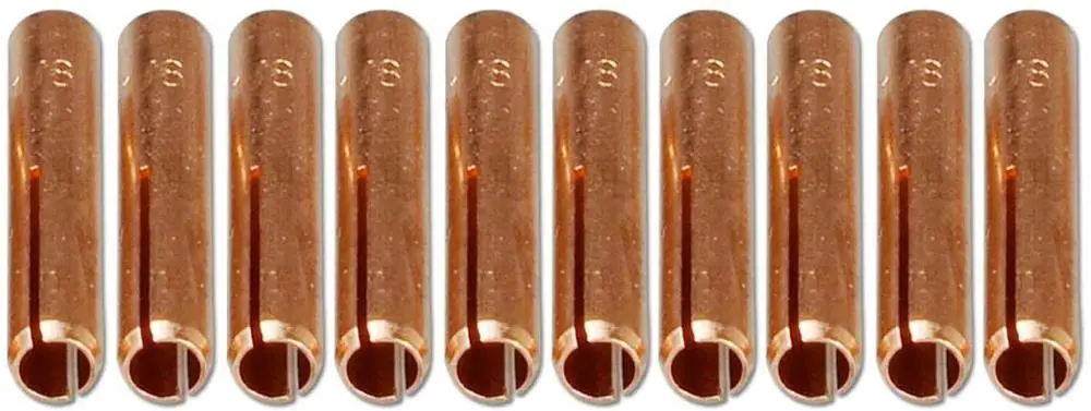 13N24 TIG Collets 3,2 мм подходит для дБ PTA SR WP 9 20 25 TIG сварочный фонарь 10pk свернуть изображение для увеличения 13N24 TIG Collets 3,2 m 
13N24 TIG Collets 3,2 мм подходит для дБ PTA SR WP 9 20 25 TIG сварочный фонарь 10pk свернуть изображение для увеличения 13N24 TIG Collets 3,2 m