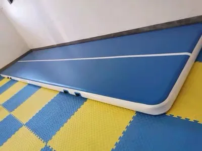 

Blue Surface Inflatable Air Cushion (6M/7M/8M)*2M*0.2M Tumbling Track Floor Mattress Big Size Gymnastics Training Mat Tumbling