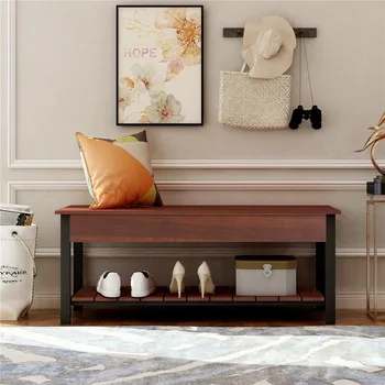 Shoe Bench with Storage Shelf Versatile Storage Bench Ideal for Hallways Underneath Windows and Living Rooms Home Furniture