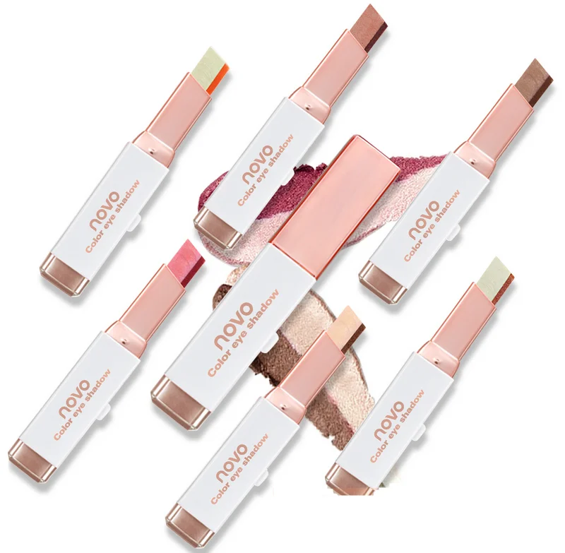 Double Color Stereo Gradient Velvet Shimmer Eyeshadow Stick Earth Color Eye Shadow Cream Pen Brand
Double Color Stereo Gradient Velvet Shimmer Eyeshadow Stick Earth Color Eye Shadow Cream Pen Brand