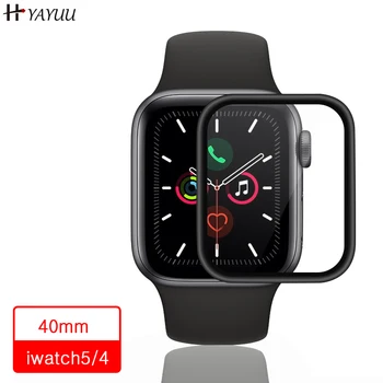 YAYUU Tempered Glass Screen Protector for Apple Watch 40mm Full Coverage Screen Film for Apple iWatch 40mm Series 5/4
YAYUU Tempered Glass Screen Protector for Apple Watch 40mm Full Coverage Screen Film for Apple iWatch 40mm Series 5/4