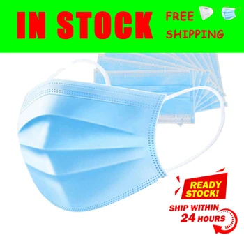 3 Layer Disposable Face Mask Air Pollution Respirator Elastic Soft Comfortable Filter Anti Mouth Mask
3 Layer Disposable Face Mask Air Pollution Respirator Elastic Soft Comfortable Filter Anti Mouth Mask