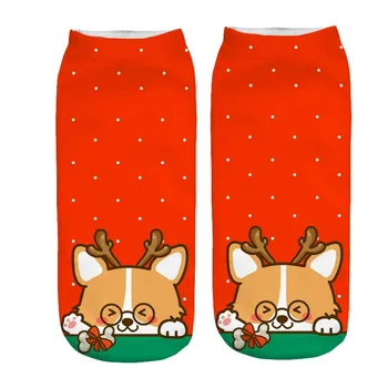 Women Christmas Socks Cute Funny Socks 3D Print Cartoon Elk Snowflake Pattern Soft Socks sokken новогодние носки носки теплые #L
Women Christmas Socks Cute Funny Socks 3D Print Cartoon Elk Snowflake Pattern Soft Socks sokken новогодние носки носки теплые #L