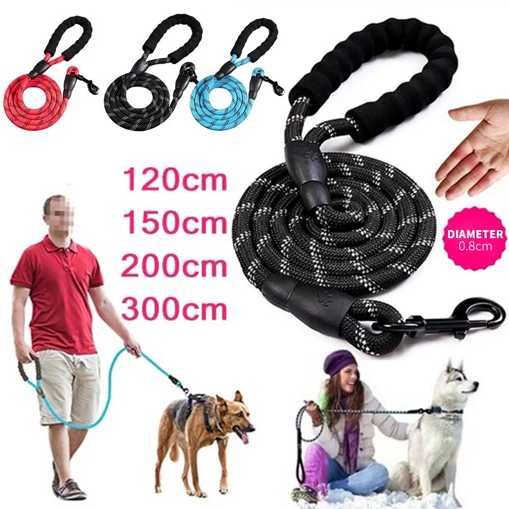 1.2/1.5/2m Round Dog Leash Nylon Dogs Walking Lead Rope Pet Long Leashes Belt for Dog Outdoor Walking Training Pet Leads Belt
1.2/1.5/2m Round Dog Leash Nylon Dogs Walking Lead Rope Pet Long Leashes Belt for Dog Outdoor Walking Training Pet Leads Belt