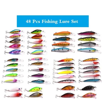 Vissen Hot sale freshwater sea fishing lure 48 lure bait set hard bait wave climbing water surface fishing lure artificial
Vissen Hot sale freshwater sea fishing lure 48 lure bait set hard bait wave climbing water surface fishing lure artificial
