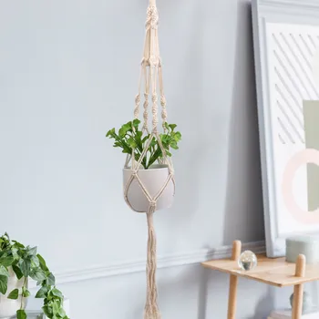 Vintage Decor Macrame Plant Hanger Basket Flowerpot Plant Holder Macrame Hanging Knotted Lifting Rope Garden Home Garden Decor
Vintage Decor Macrame Plant Hanger Basket Flowerpot Plant Holder Macrame Hanging Knotted Lifting Rope Garden Home Garden Decor