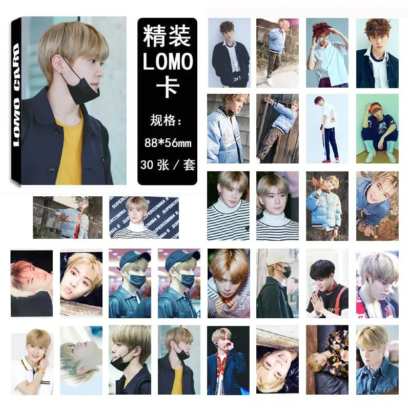 30 шт./компл. photonct 127 Jung Jae Hyun Фотокарта хорошего качества K pop NCT127 DREAM HD Lomo альбом фото