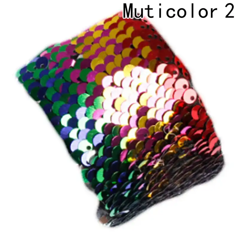 gifts decorative reversible charm sequins slap wristband