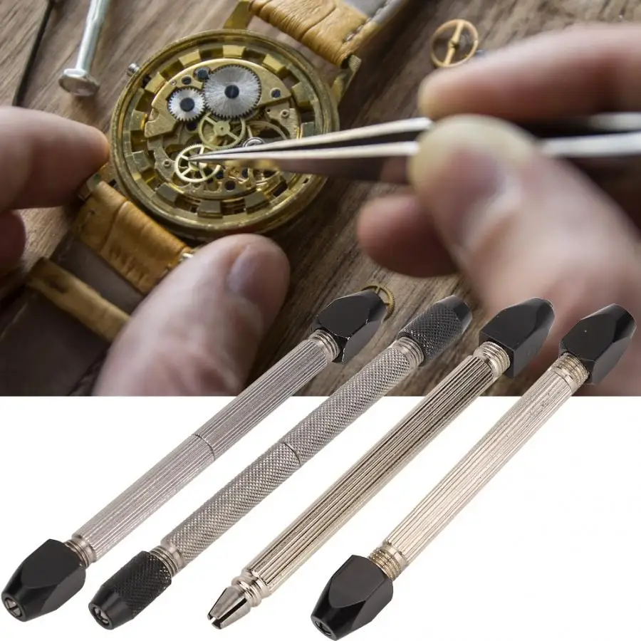Portable Double End Pin Vise Hand Manual DIY Tool Jewelry Watch Repairing Tool 4 Types High Quality Watch Tool For Watchmaker l
Portable Double End Pin Vise Hand Manual DIY Tool Jewelry Watch Repairing Tool 4 Types High Quality Watch Tool For Watchmaker l