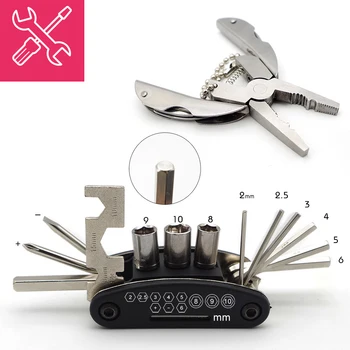 Bicycle Multi-function Repair Tool Motorcycle Hex Screw Driver Tool Kit Cycle Screwdriver Tools 2-6mm Allen Wrench Set 8mm 10mm
Bicycle Multi-function Repair Tool Motorcycle Hex Screw Driver Tool Kit Cycle Screwdriver Tools 2-6mm Allen Wrench Set 8mm 10mm