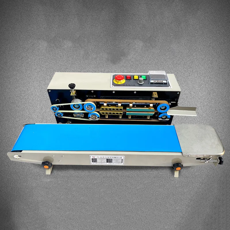 Food Bags Continuous Sealing Machine Automatic Plastic Film Packag Machine Additional Equipment Printing Date FR-900
Food Bags Continuous Sealing Machine Automatic Plastic Film Packag Machine Additional Equipment Printing Date FR-900