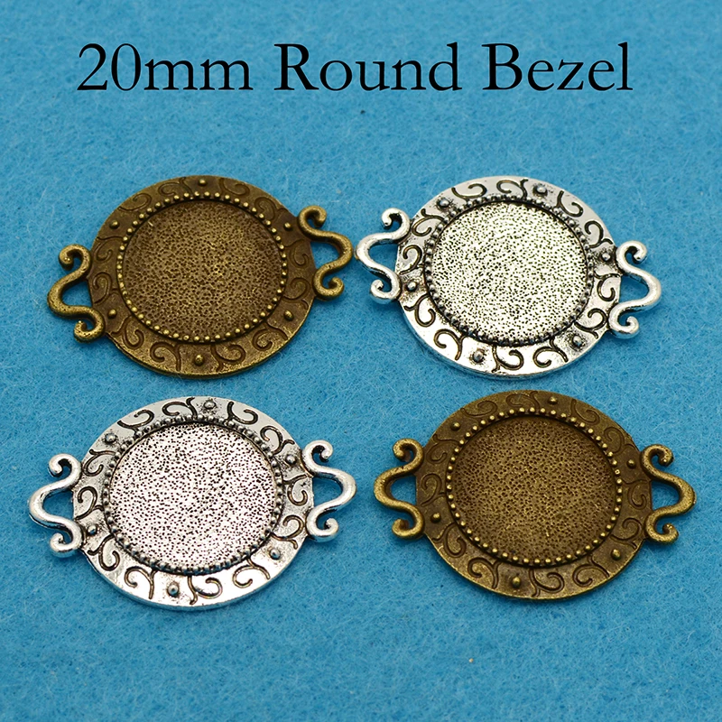 50 pcs- 20mm Dual Loop Round Setting Two Loop Cameo Tray, 20mm Connector Tray, Bracelet Link Tray, 20mm Connector Bezel Setting
50 pcs- 20mm Dual Loop Round Setting Two Loop Cameo Tray, 20mm Connector Tray, Bracelet Link Tray, 20mm Connector Bezel Setting