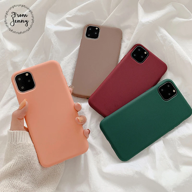 From Jenny Autumn and winter models for iPhone 11 Pro x xr xs max 6 6s 7 8 Plus solid color mobile phone protection soft shell
From Jenny Autumn and winter models for iPhone 11 Pro x xr xs max 6 6s 7 8 Plus solid color mobile phone protection soft shell