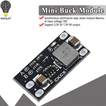 Power Supply Module 2A Buck Board Multi-function Mini DC-DC Buck Step-down Input 4.5-16V Output 9V 7.3V 5V 3.3V WAVGAT
Power Supply Module 2A Buck Board Multi-function Mini DC-DC Buck Step-down Input 4.5-16V Output 9V 7.3V 5V 3.3V WAVGAT