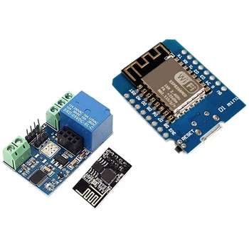 1x ESP8266 WiFi 5V 1 Channel Relay Delay Module & 3x for D1 Mini NodeMcu Lua 4M Bytes WiFi Internet Development Board
1x ESP8266 WiFi 5V 1 Channel Relay Delay Module & 3x for D1 Mini NodeMcu Lua 4M Bytes WiFi Internet Development Board