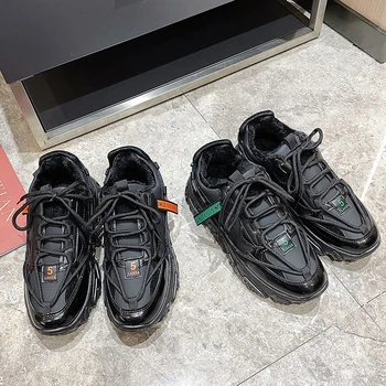 2020 Winter Women Chunky Sneakers Platform Fashion Luxury Designers Sports Casual Shoes Tenis Female Plush Woman Shoes Keep Warm
2020 Winter Women Chunky Sneakers Platform Fashion Luxury Designers Sports Casual Shoes Tenis Female Plush Woman Shoes Keep Warm