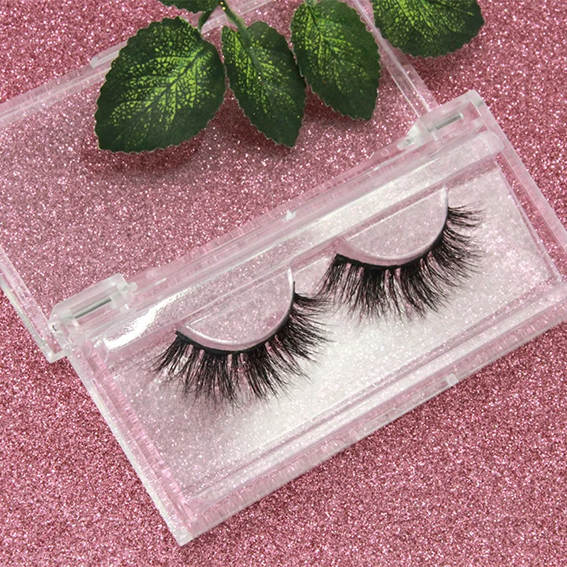

1 Pair Acrylic Eyelash Pull Type Storage Case Packing Box Eyelash Box Transparent Lid Clear Tray Reuseable Lash Box Empty Lash
