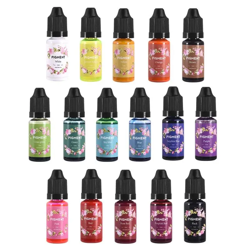 1Pcs 10ml Liquid Resin Pigment Dye UV Resin Epoxy Resin DIY Making Crafts Jewelry Accessories Handmade Soap Dye Pigments
1Pcs 10ml Liquid Resin Pigment Dye UV Resin Epoxy Resin DIY Making Crafts Jewelry Accessories Handmade Soap Dye Pigments