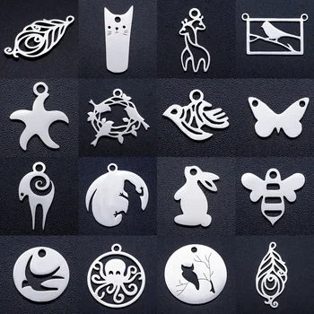 10pcs/lot Animal Fox Swallow DIY Charms Wholesale 100% Stainless Steel Peacock Feather Rabbit Pendant Bee Ram Owl on Tree Charm
10pcs/lot Animal Fox Swallow DIY Charms Wholesale 100% Stainless Steel Peacock Feather Rabbit Pendant Bee Ram Owl on Tree Charm