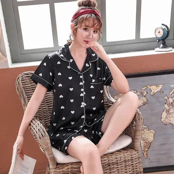 Nightgown Shirt Pants Pajamas Suit Spring V-Neck Sleep Set Women Lounge Nightwear Pyjama Nighty Robes Nighties Bathrobe Homewear
Nightgown Shirt Pants Pajamas Suit Spring V-Neck Sleep Set Women Lounge Nightwear Pyjama Nighty Robes Nighties Bathrobe Homewear